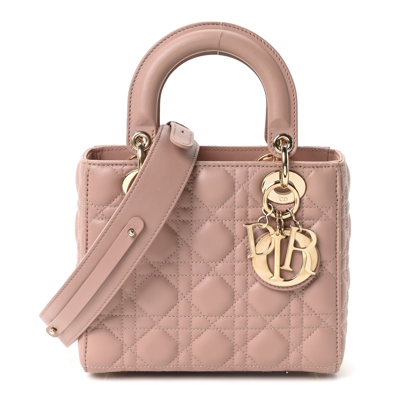 Christian Dior Lambskin Cannage Small My ABCDior Lady Dior Fard 1 of 11