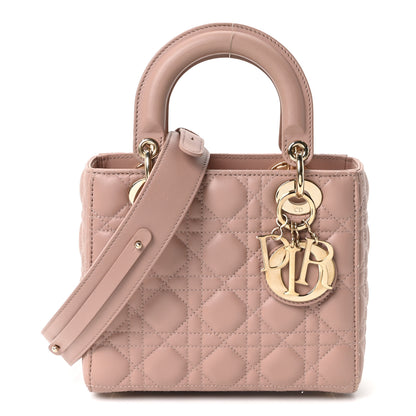 Christian Dior Lambskin Cannage Small My ABCDior Lady Dior Fard 1 of 11