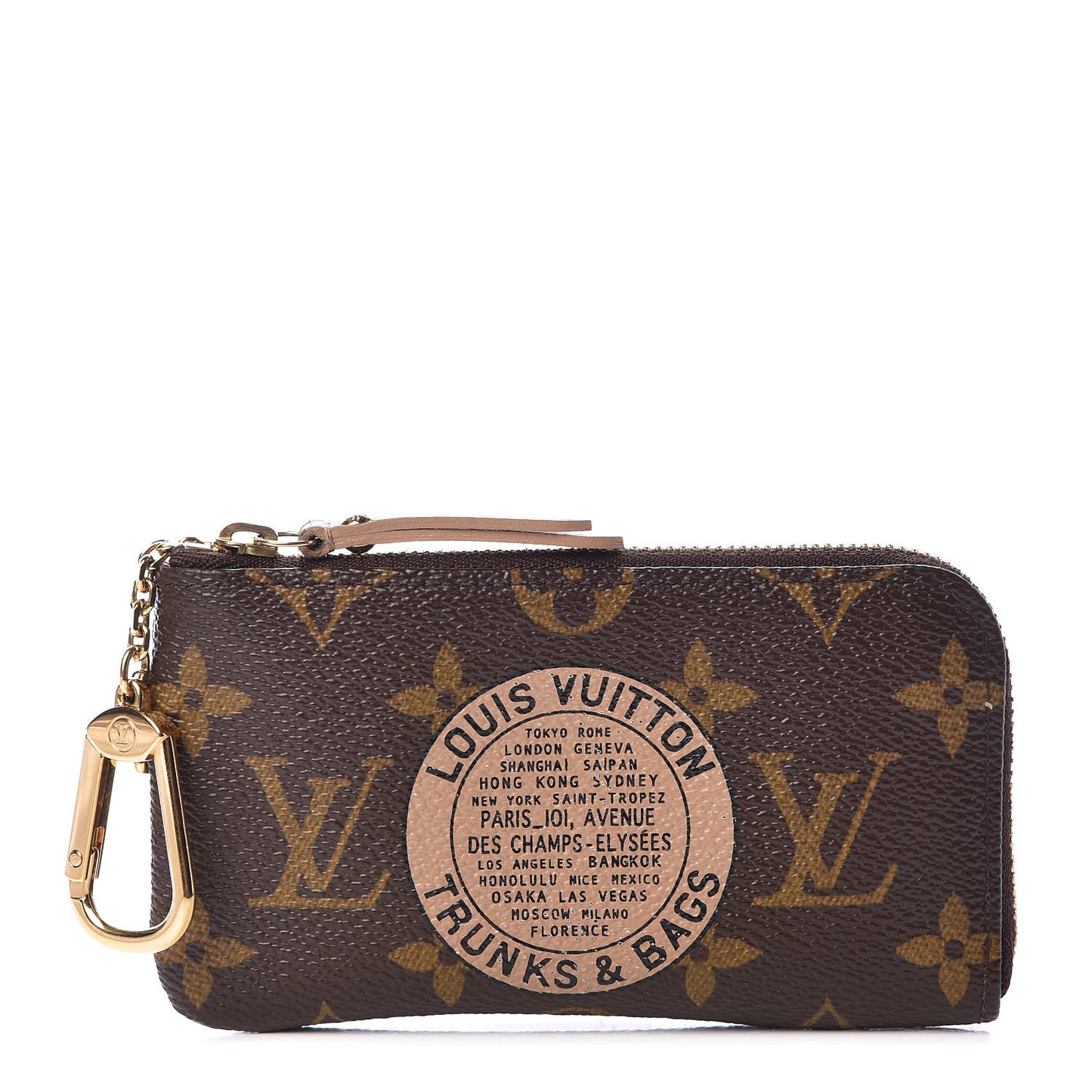 Monogram Complice Trunks and Bags Key Pouch Beige