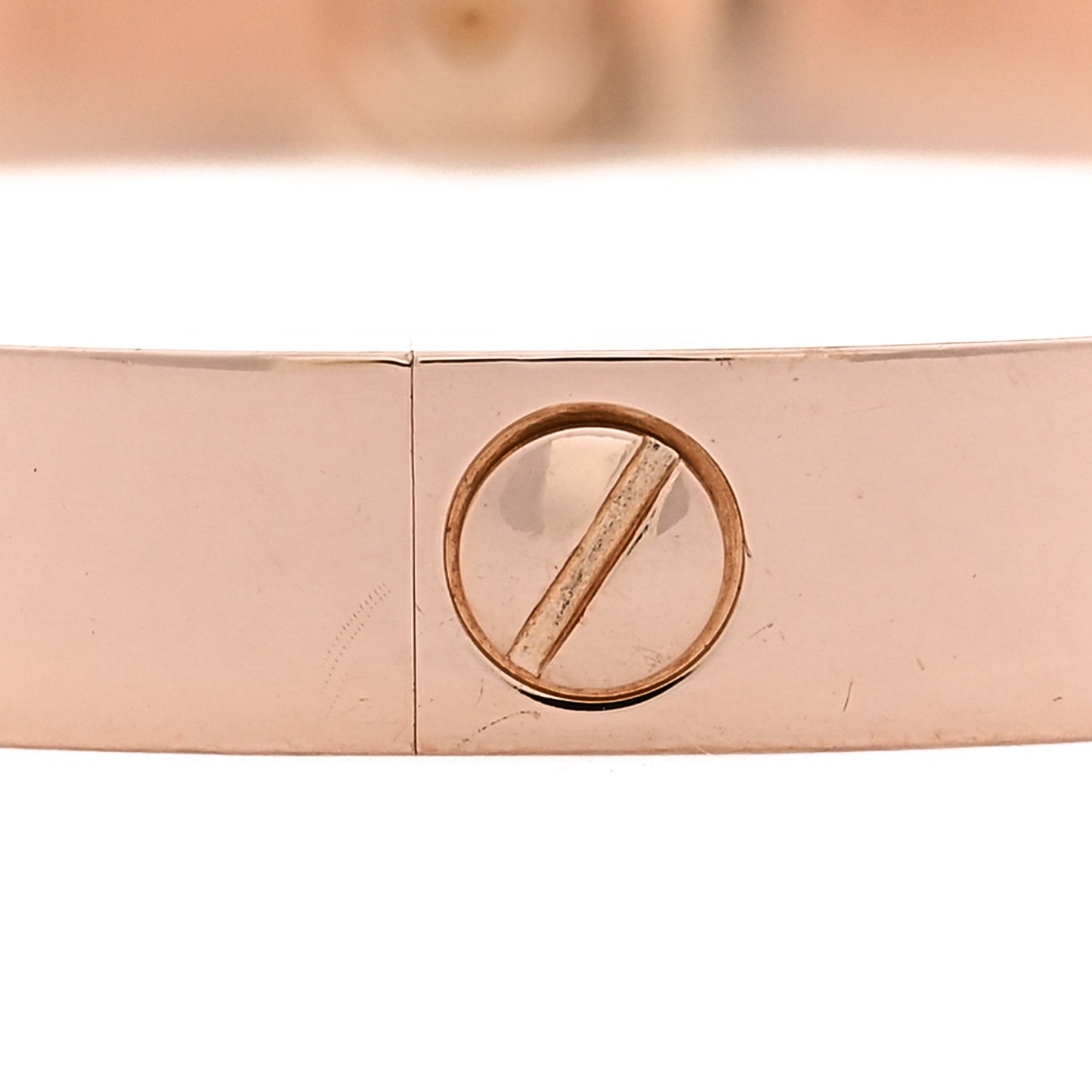 18K Pink Gold 4 Diamond LOVE Bracelet 18