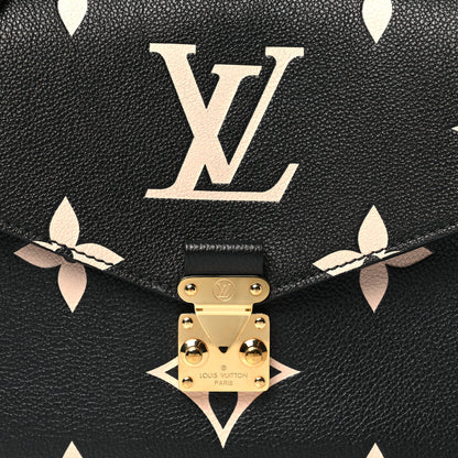 Louis Vuitton Empreinte Monogram Giant Pochette Metis Black Beige 7 of 9