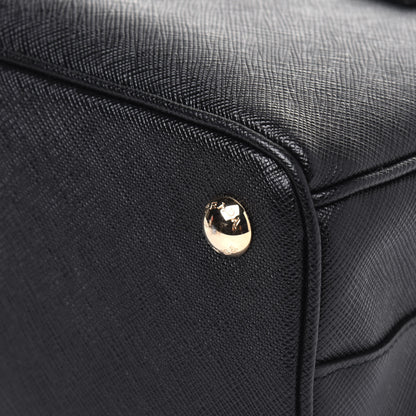 Prada Saffiano Lux Micro Galleria Shoulder Bag Black 16 of 19