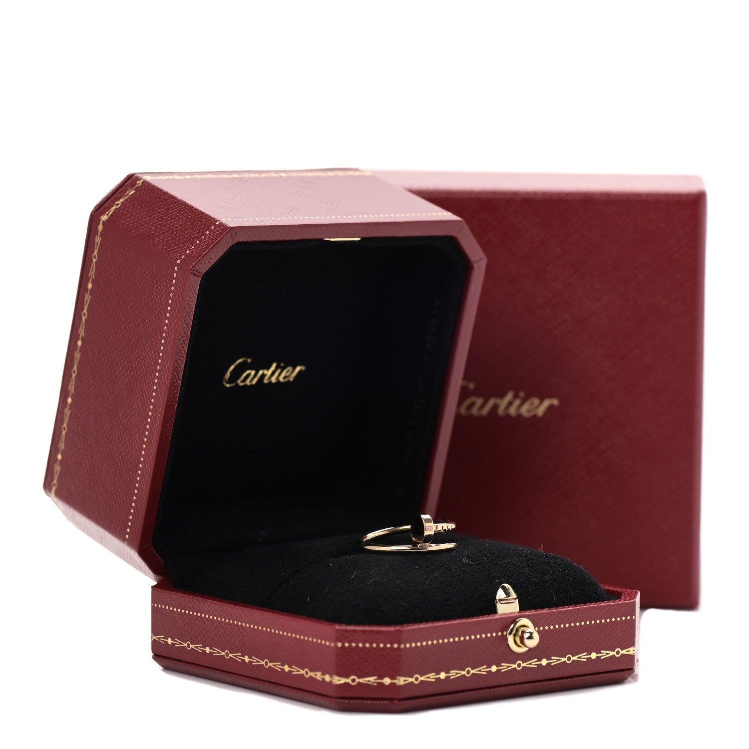 Cartier 18K Yellow Gold Small Juste Un Clou Ring 48 4.5 5 of 5