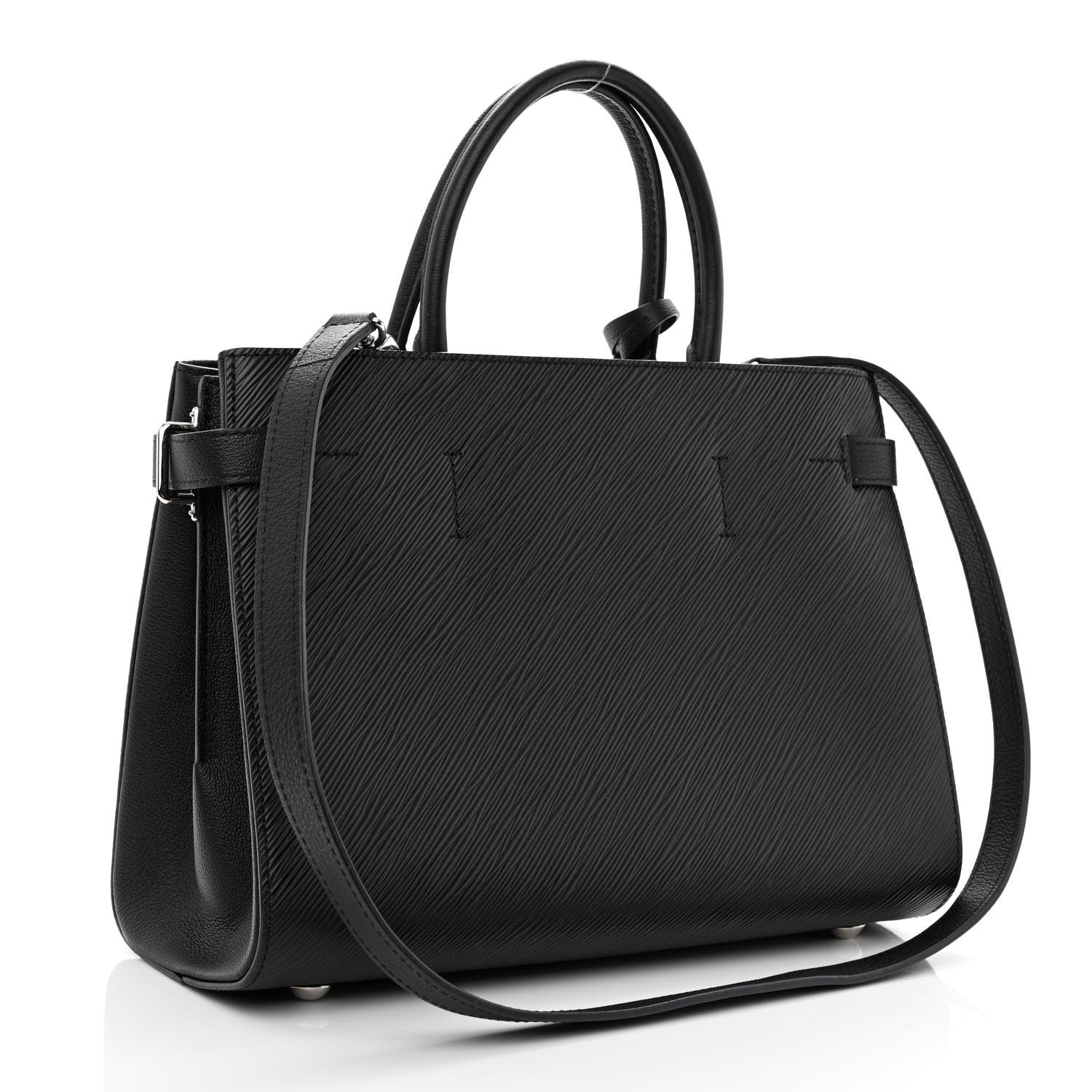 Louis Vuitton Epi Twist Tote Black 3 of 12