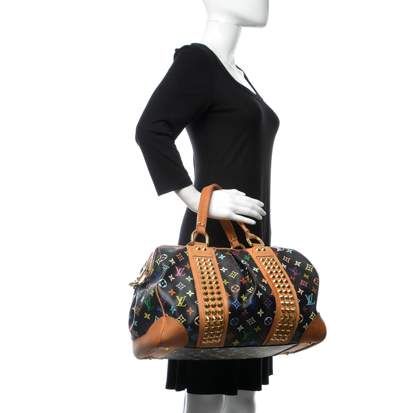 Monogram Multicolor Courtney GM Black