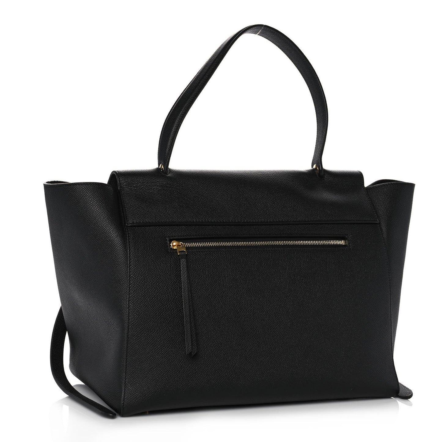 Grained Calfskin Small Belt Bag Black