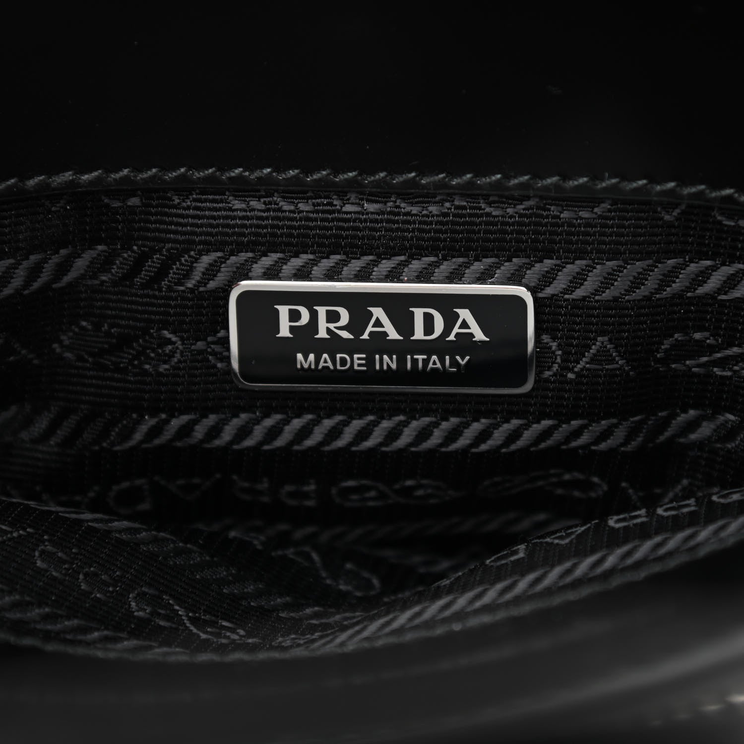 Prada Spazzolato Mini Re-Edition 1995 Double Handle Handbag Black 6 of 8