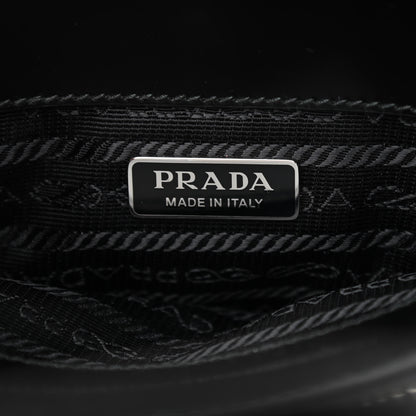 Prada Spazzolato Mini Re-Edition 1995 Double Handle Handbag Black 6 of 8
