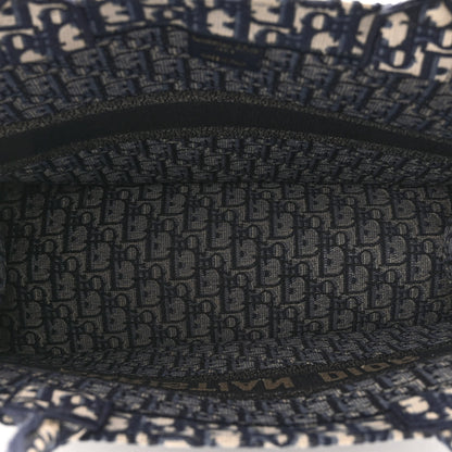 Christian Dior Oblique Large Book Tote Blue Multicolor 6 of 10