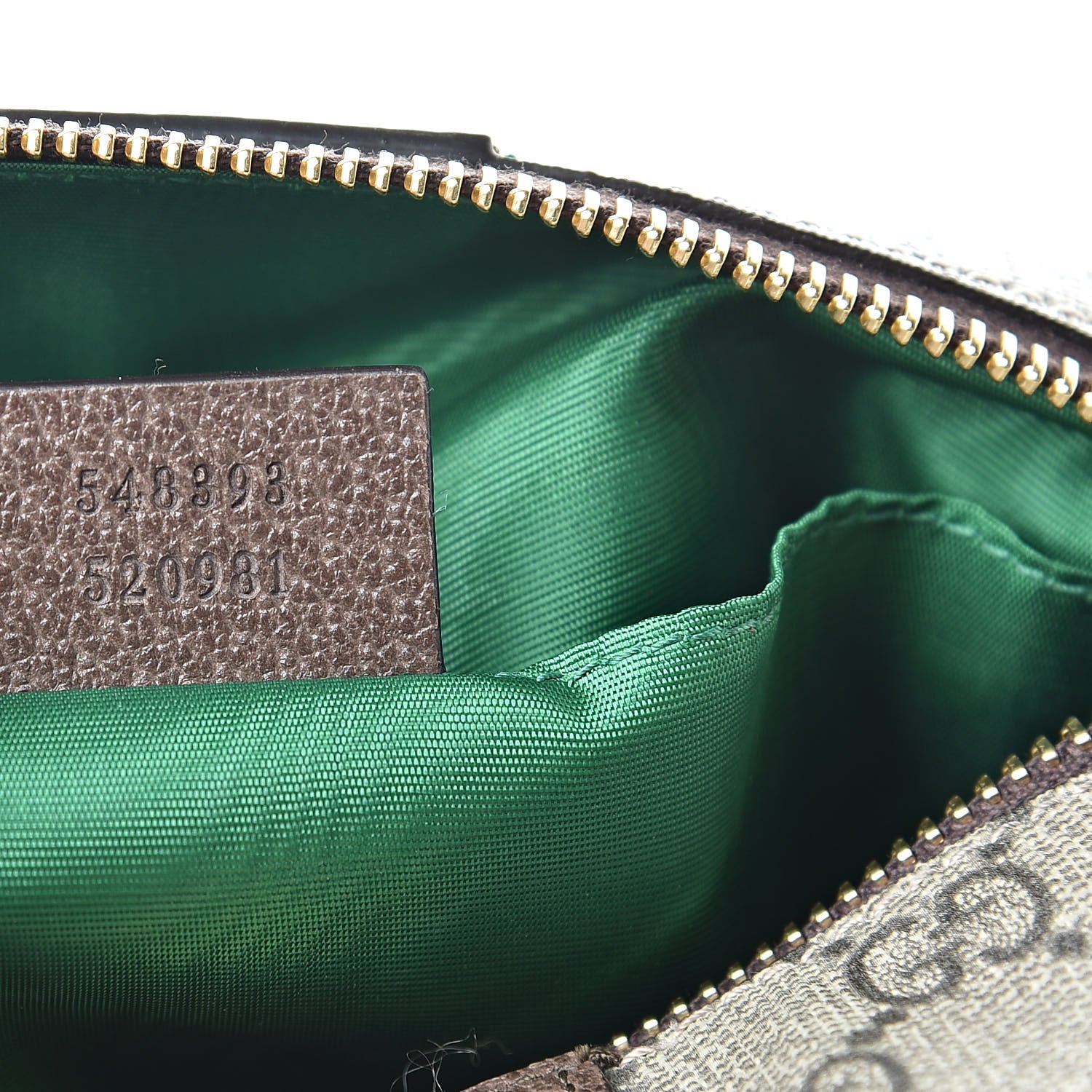 Gucci Soft GG Supreme Monogram Calfskin Medium Ophidia Cosmetic Case Beige Ebony New Acero 7 of 8