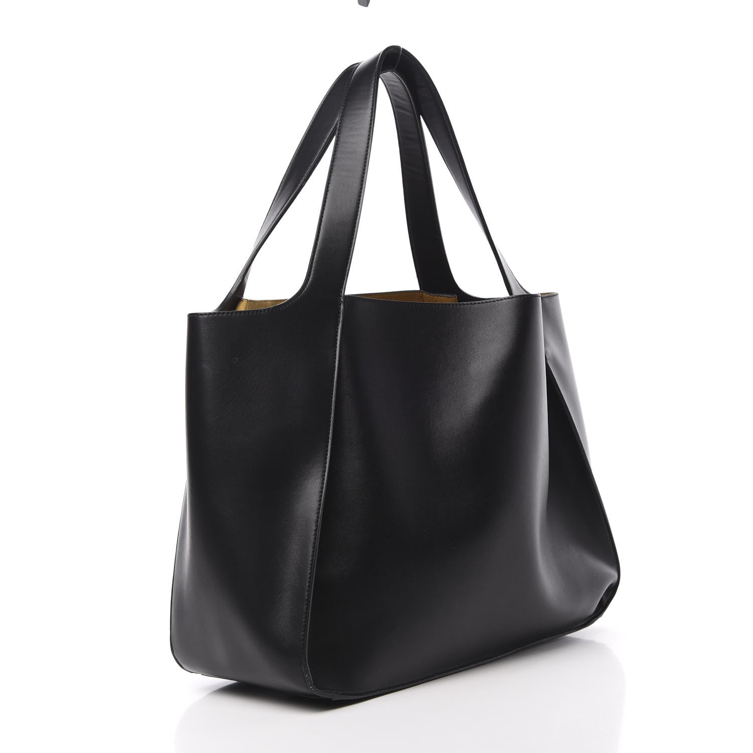 Stella McCartney Eco Alter Nappa East West Perforated Tote Black 3 of 10