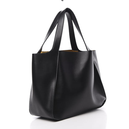 Stella McCartney Eco Alter Nappa East West Perforated Tote Black 3 of 10