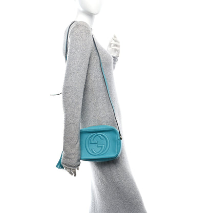 Gucci Pebbled Calfskin Small Soho Disco Bag Deep Cobalt 2 of 10