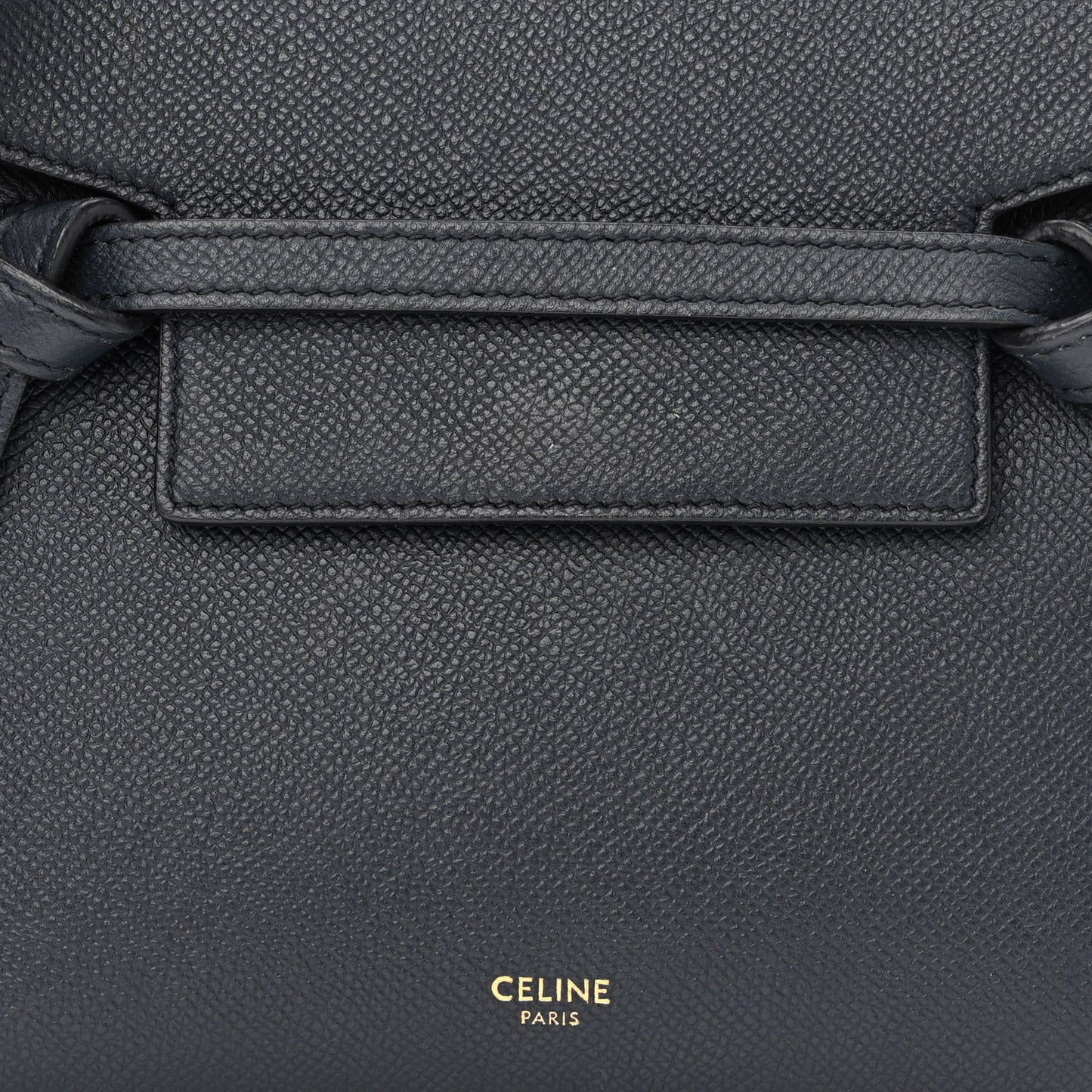 Grained Calfskin Nano Belt Bag Navy