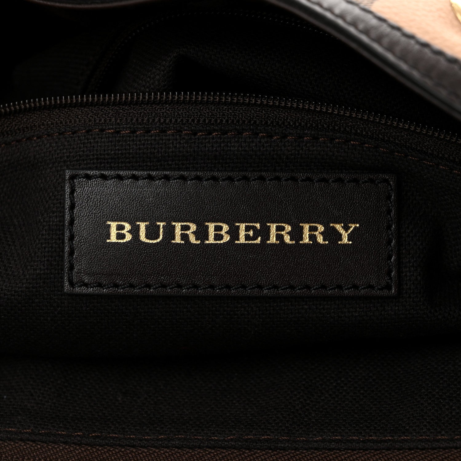 Burberry Haymarket Check Medium Walden Belted Hobo Chocolate 6 of 12