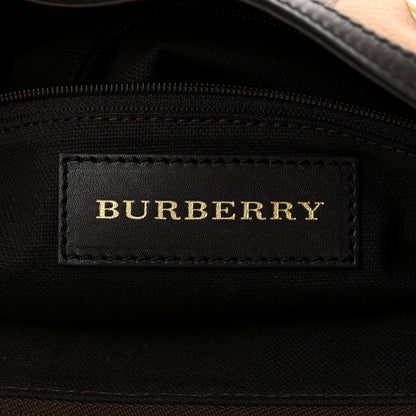 Burberry Haymarket Check Medium Walden Belted Hobo Chocolate 6 of 12