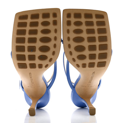 Bottega Veneta Lambskin Stretch Multi Strap 90mm Sandals 37 Aquarium 5 of 9