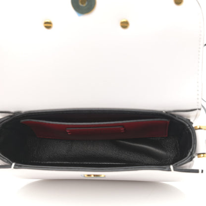 Valentino Garavani Calfskin Small Supervee Crossbody Bag Optic White 5 of 10