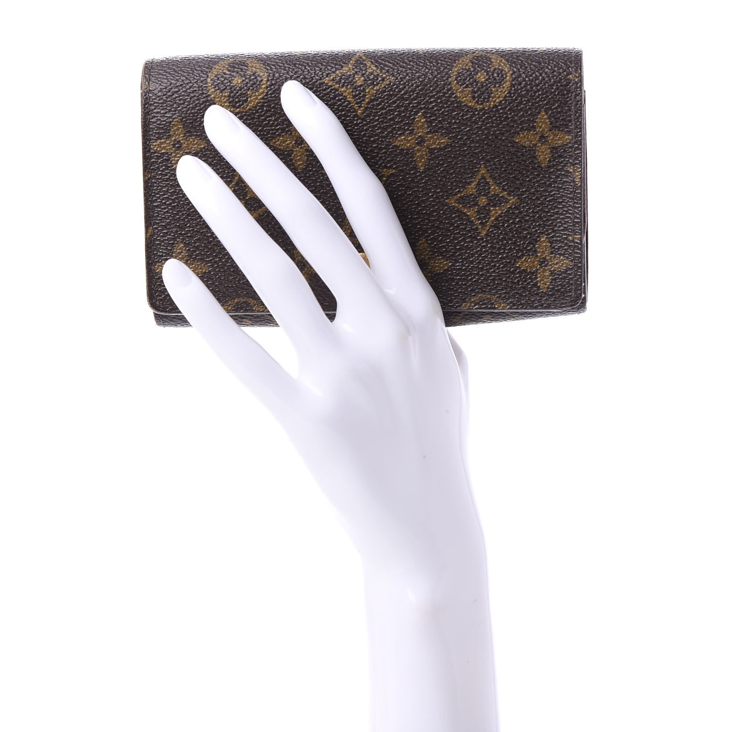 Louis Vuitton Monogram Porte-Monnaie Billets Tresor Wallet 2 of 9