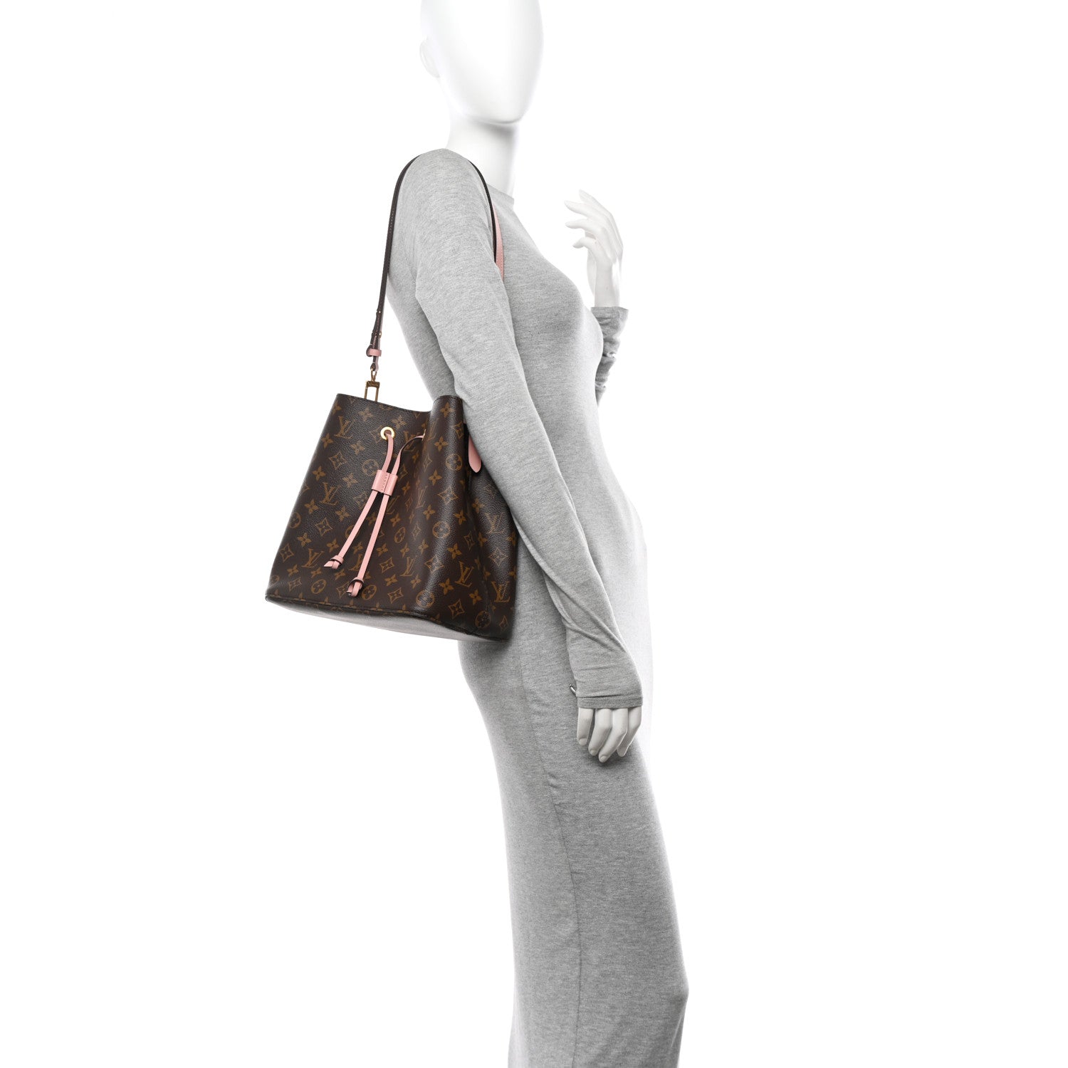 Louis Vuitton Monogram Neonoe MM Rose Poudre 2 of 9