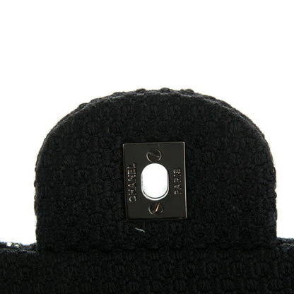Chanel Tweed Strass Jumbo Pudong Flap Black 5 of 8