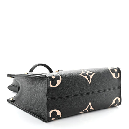Louis Vuitton Empreinte Monogram Giant Onthego PM Black Beige 4 of 9