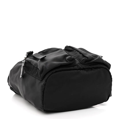 Prada Tessuto Nylon Vela Small Double Buckle Backpack Black 4 of 12