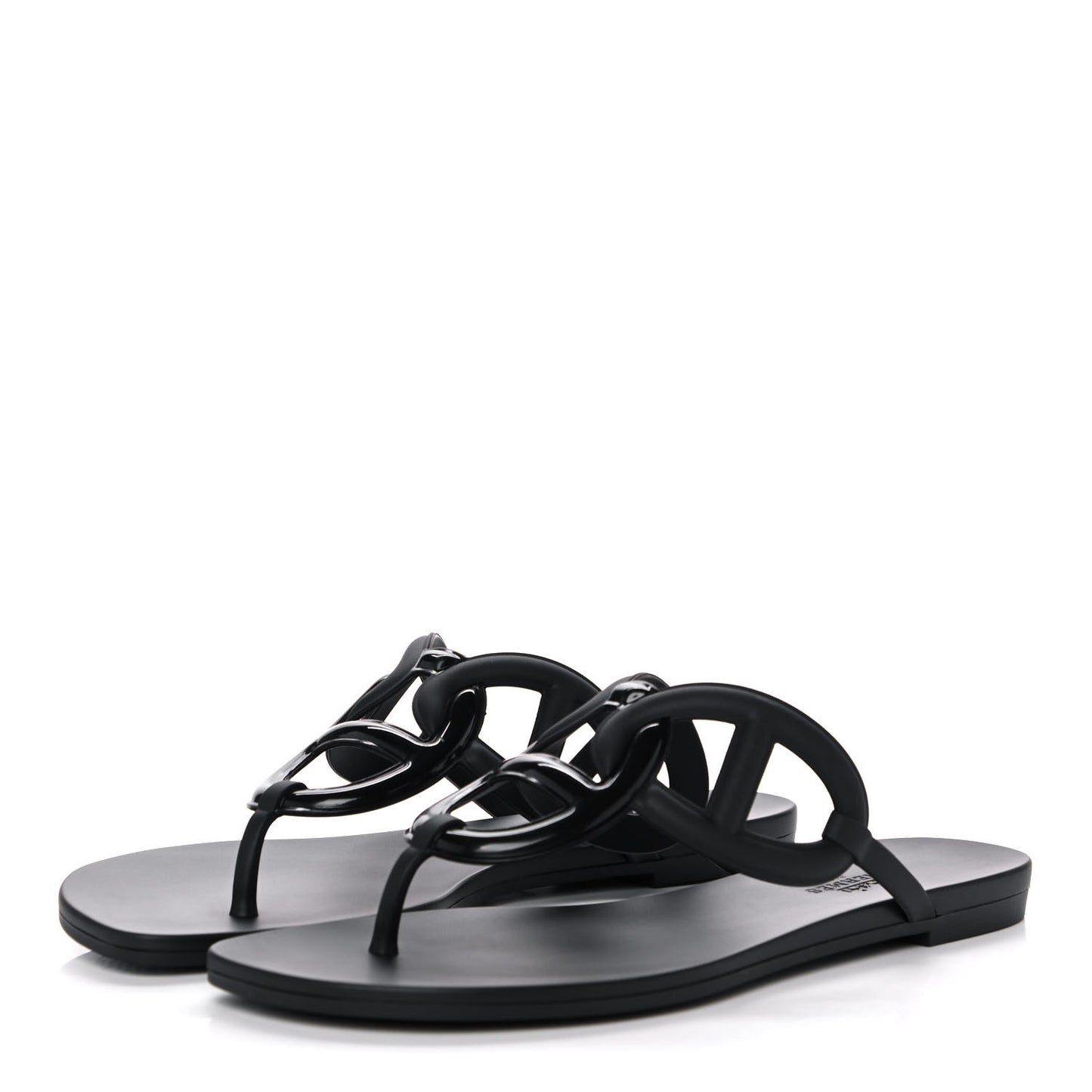 Rubber Womens Egerie Sandals 40 Black