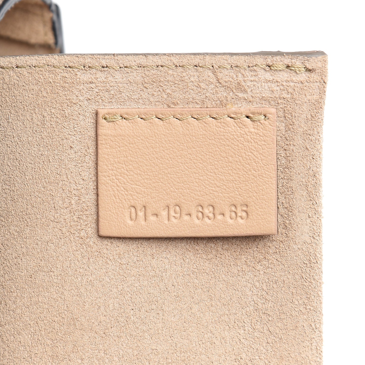 Grained Lambskin Drew Shoulder Bag Motty Grey
