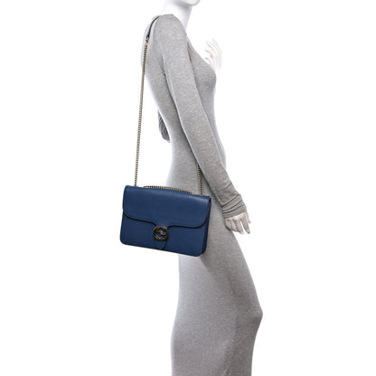 Gucci Dollar Calfskin Interlocking G Shoulder Bag Caspian 3 of 10