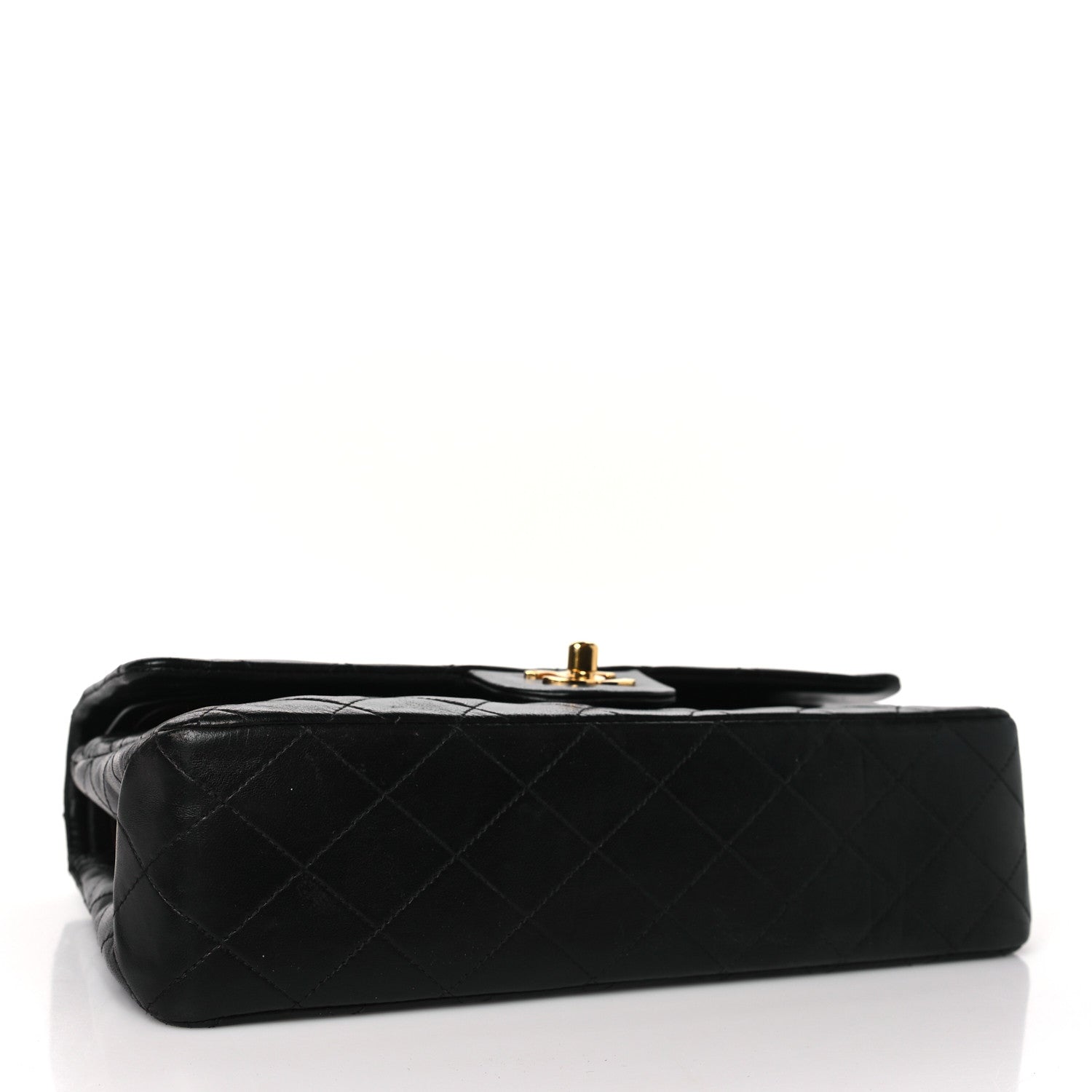 Chanel Lambskin Quilted Medium Double Flap Black 4 of 11