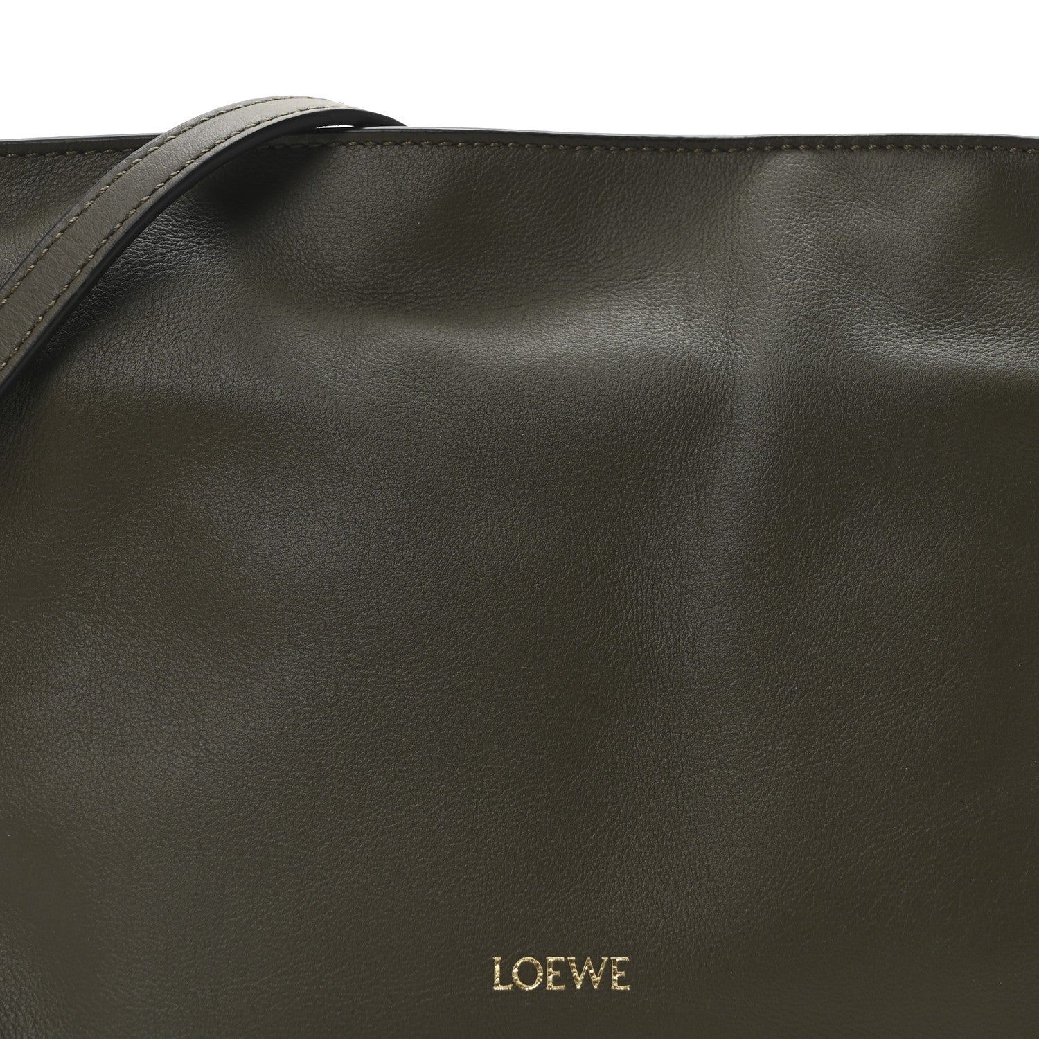 Loewe Calfskin Mini Flamenco Knot Clutch Vintage Khaki 13 of 17