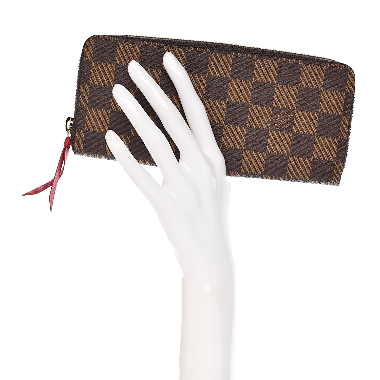 Louis Vuitton Damier Ebene Clemence Wallet 2 of 7