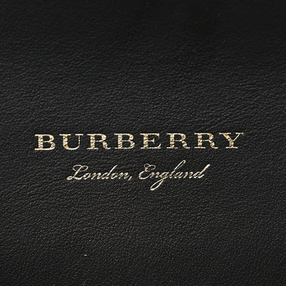 Burberry House Check Bridle Calfskin Madison Buckle Bag Burgundy 7 of 11