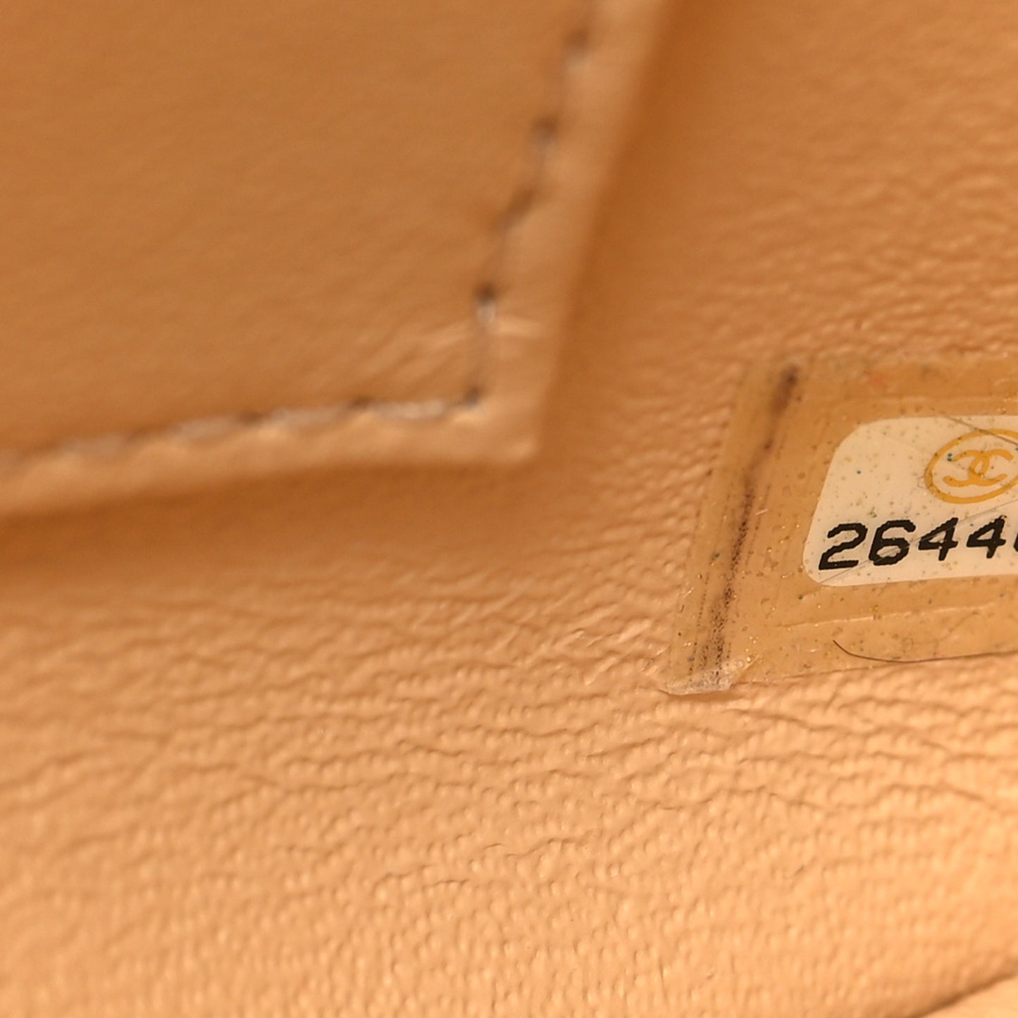 Lambskin Quilted Medium Trendy CC Flap Dual Handle Bag Beige