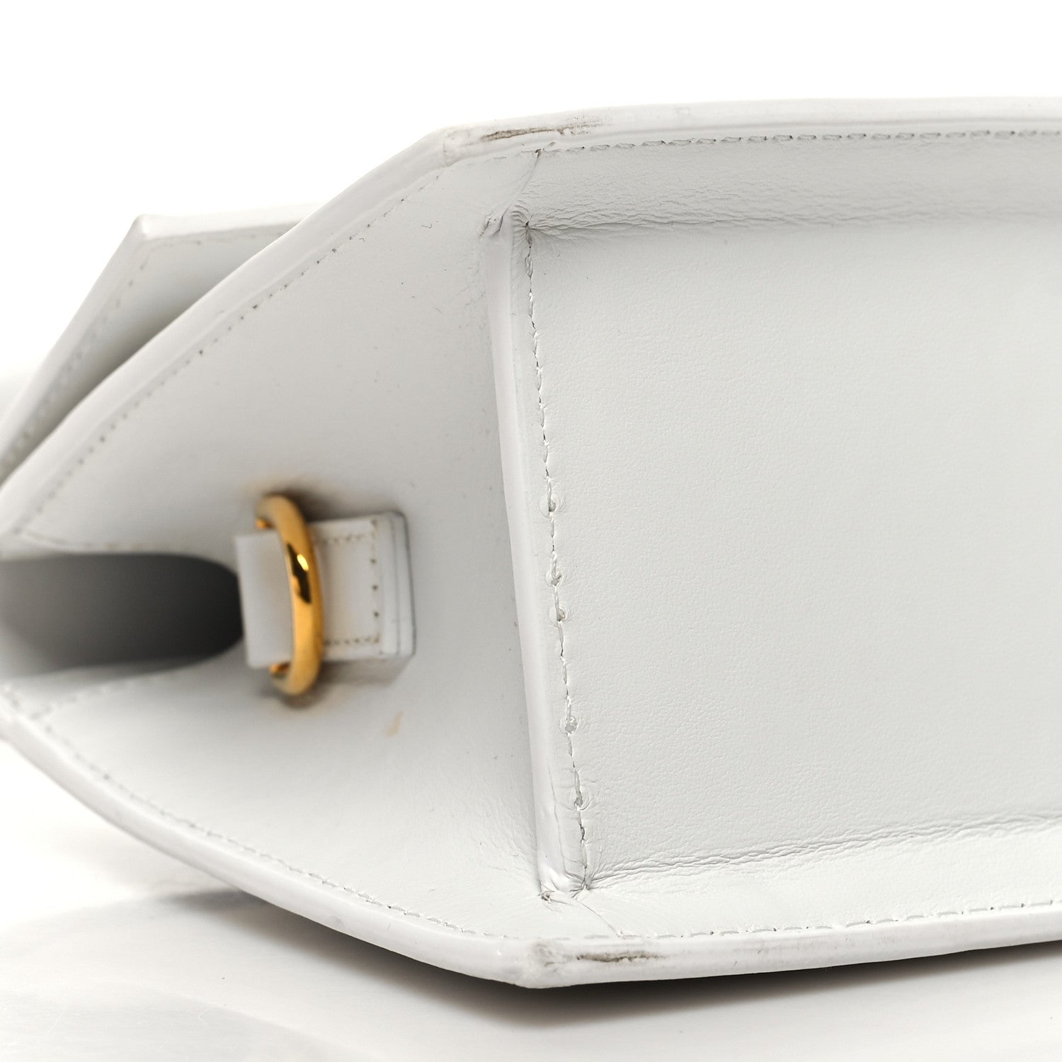 Jacquemus Smooth Calfskin Le Chiquito Moyen White 8 of 9
