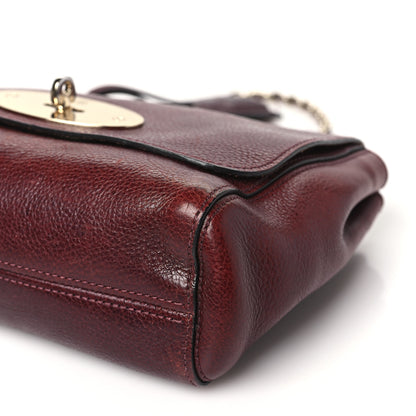 Mulberry Small Classic Grain Calfskin Small Lily Flap Oxblood 9 of 13