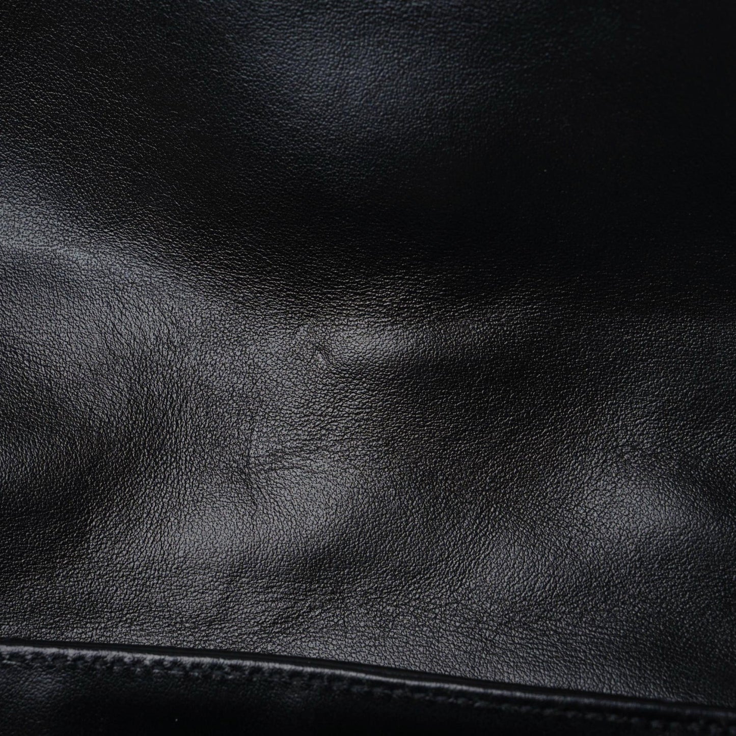 Calfskin Y Quilted Monogram Toy Loulou Crossbody Bag Black