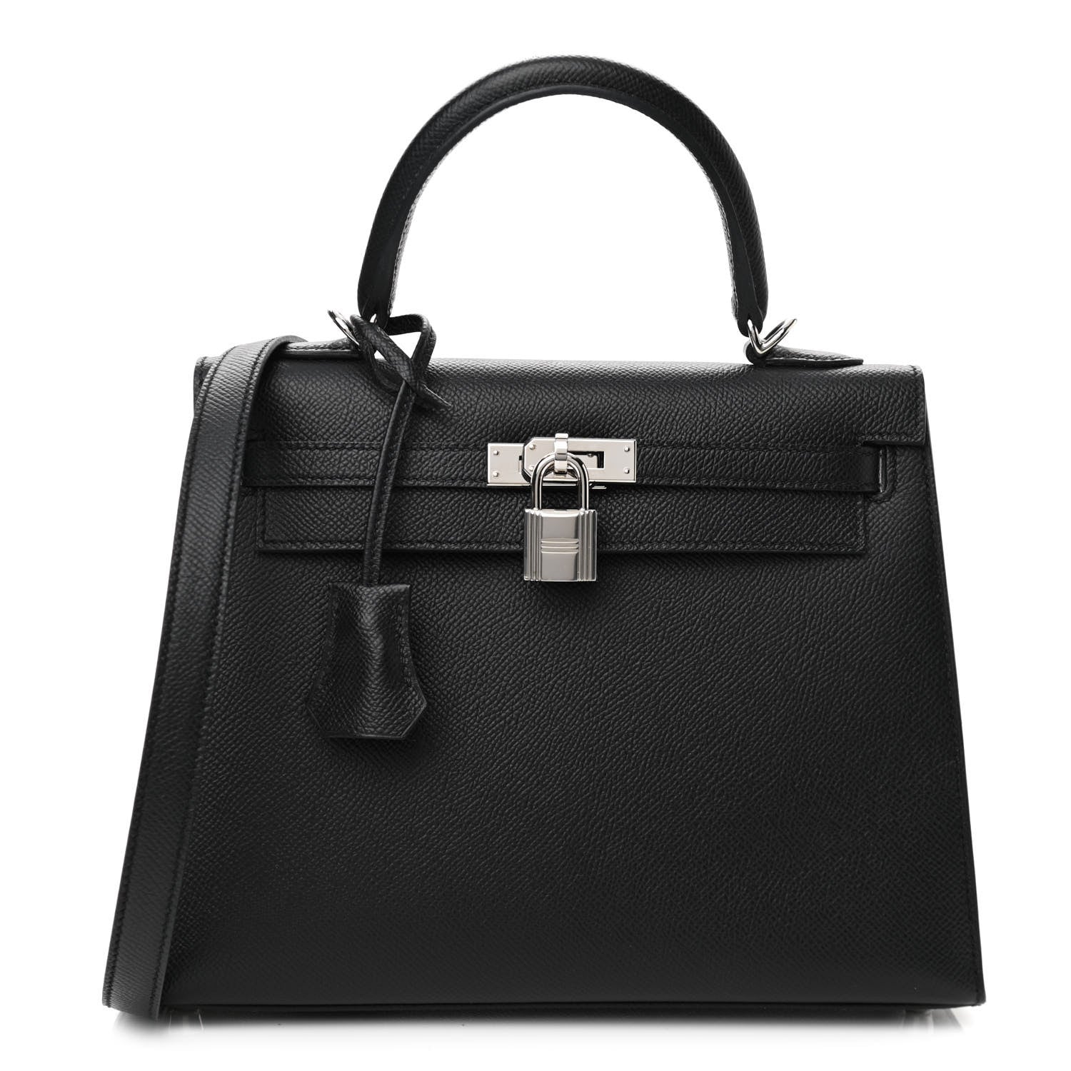 Hermes Epsom Kelly Sellier 25 Black 1 of 13