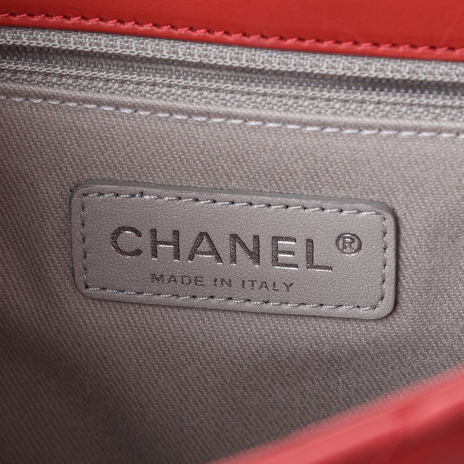 Chanel Calfskin CC Crave Reissue Crown Jumbo Flap Light Red 6 of 9