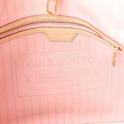 Louis Vuitton Damier Azur Neo Neverfull MM Rose Ballerine 6 of 11