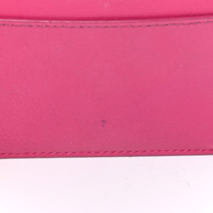 Saint Laurent Calfskin Classic Y Card Case Fuchsia 11 of 15