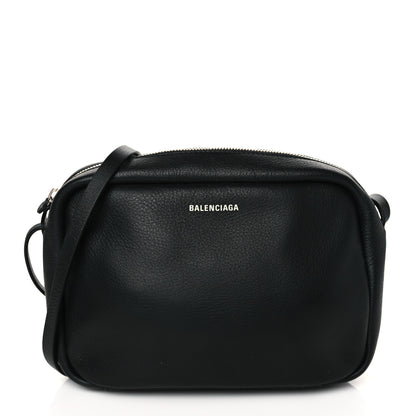 Balenciaga Calfskin Logo S Everyday Camera Bag Black 1 of 8