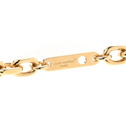 Louis Vuitton X TYLER THE CREATOR Lacquer Crystal Blooming Pendant Necklace Gold Green 6 of 7