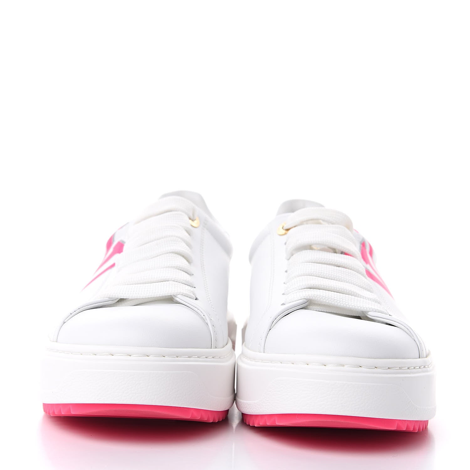 Louis Vuitton Monogram Time Out Sneakers 40 White Rose 2 of 10