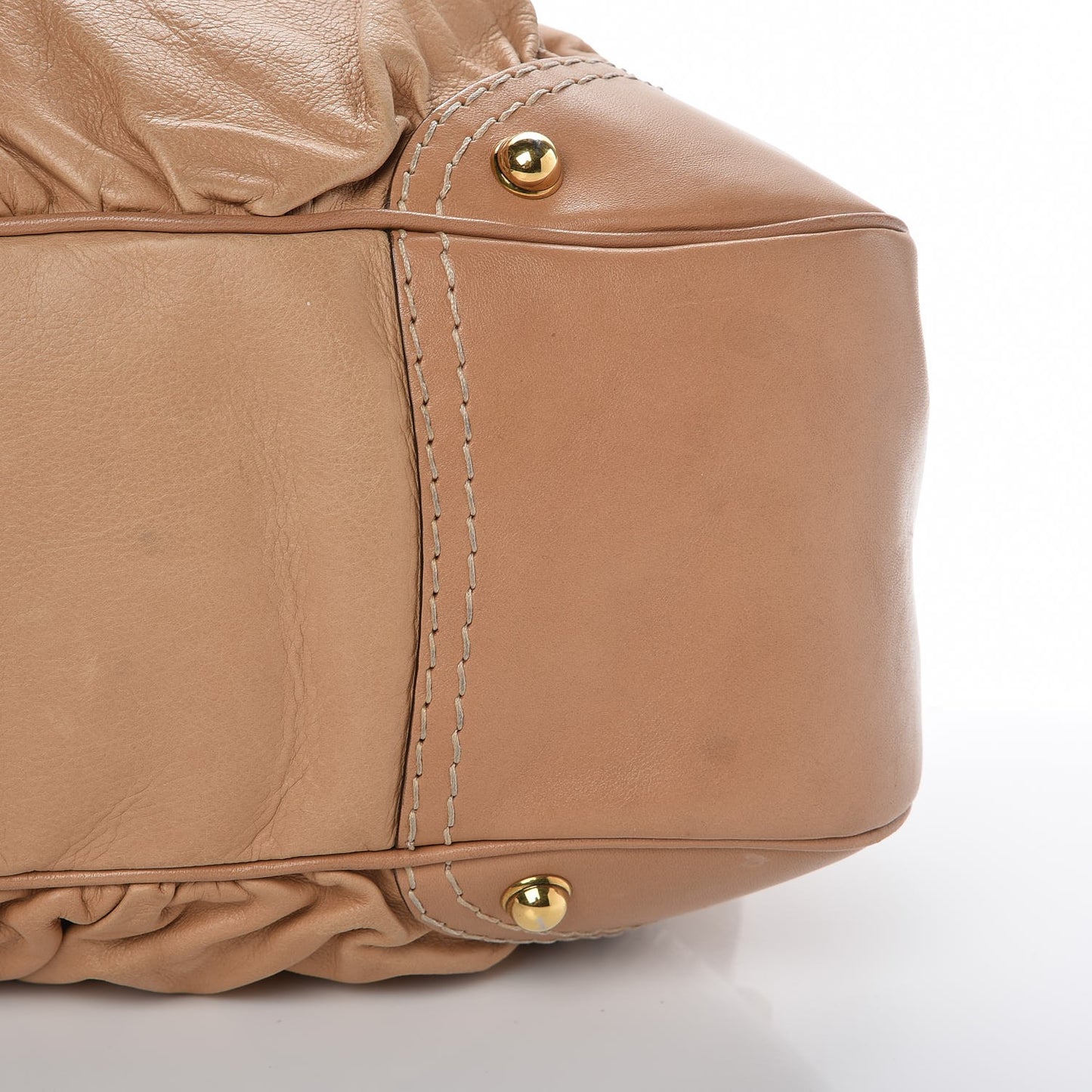 Calfskin Large Jockey Hobo Tan