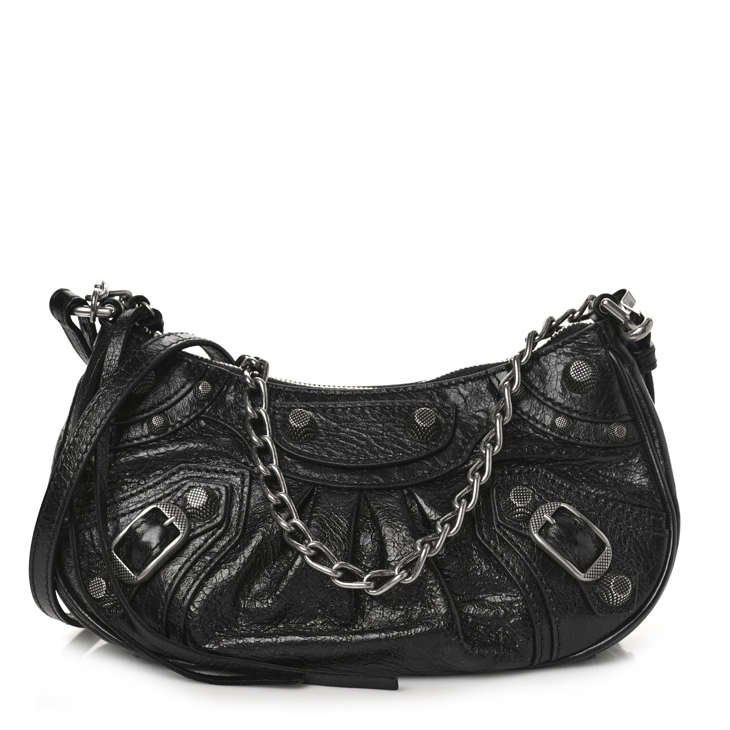 Agneau Arena Le Cagole Mini Purse With Chain Black