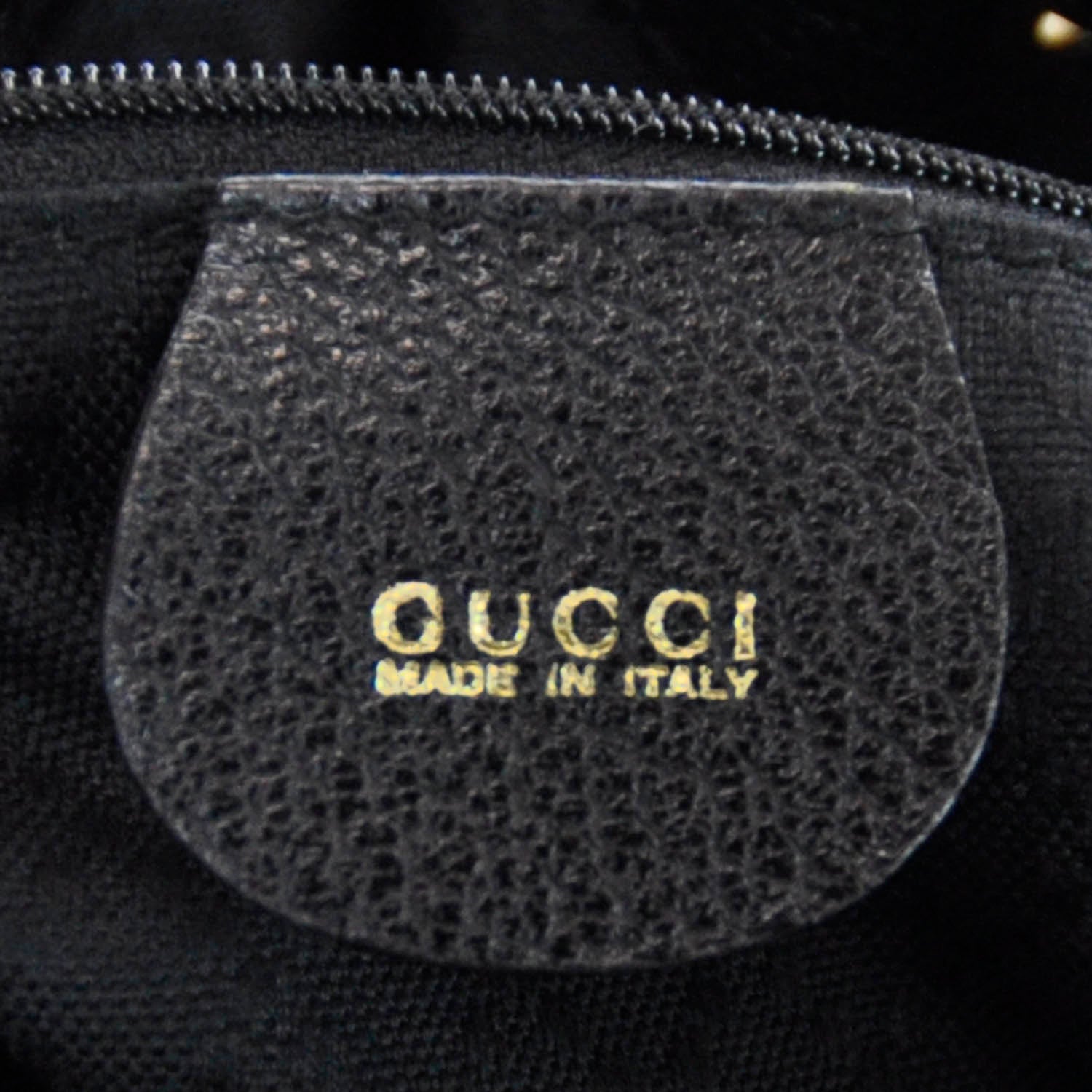Gucci Suede Bamboo Top Handle Tote Black 8 of 8
