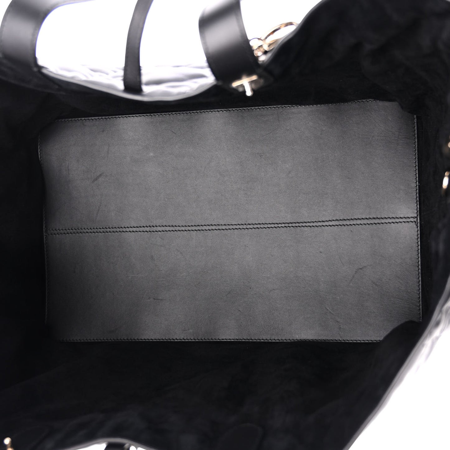 Calfskin Macrocannage Large Toujours Black