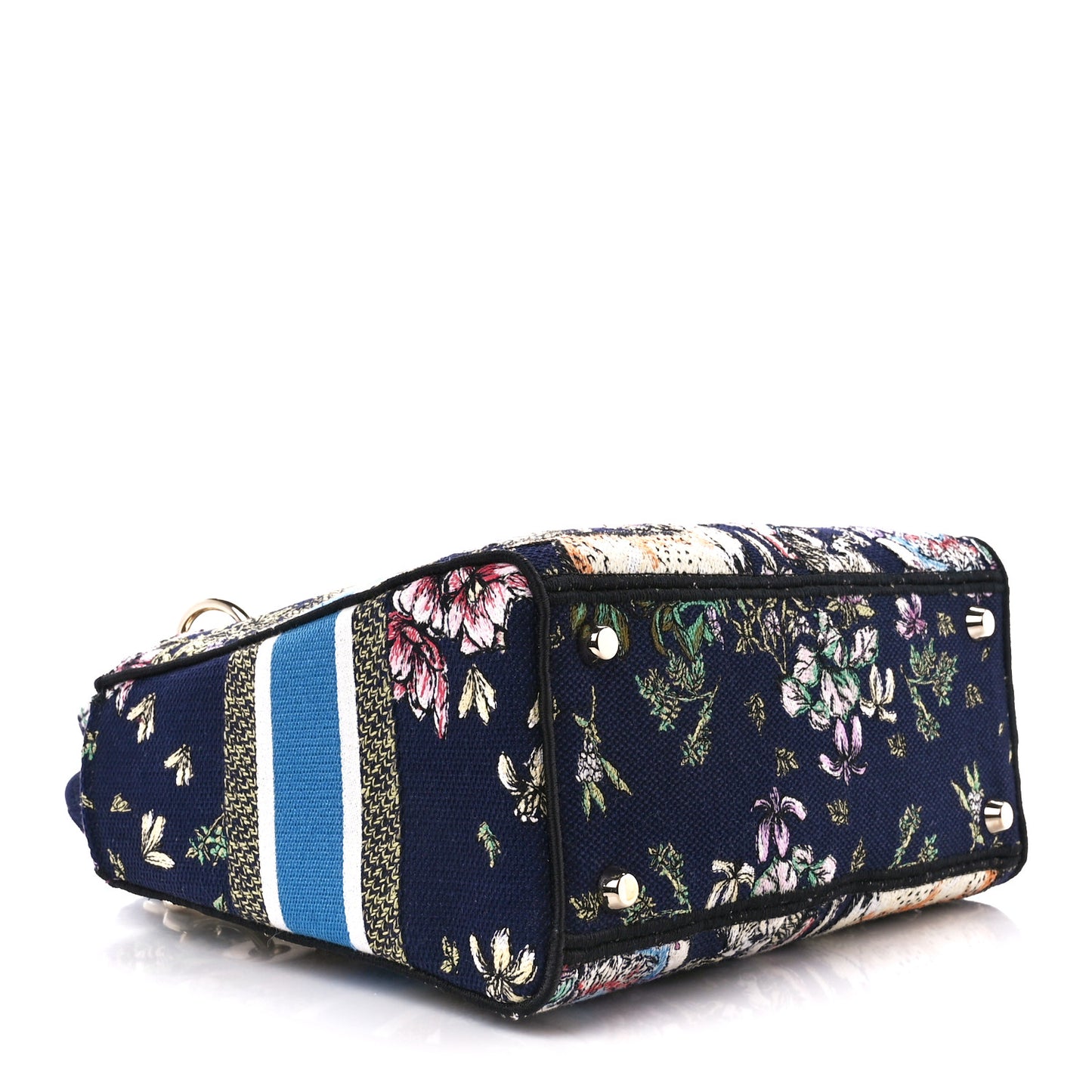 Canvas D-Constellation Embroidered Medium Lady D-Lite Bleu Multicolor